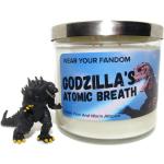 Bougie Parfumée Godzilla's Atomic Breath, Parfum De Poire Fraîche Et Piment La Jamaïque, 14, 5 Oz, Bougie 100 % Soja, Durée Combustion 40 Heures