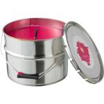 Bougies parfumées Paris Prix rose fushia en métal de 28 cm en promo 