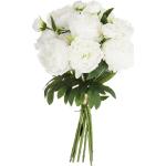 Bouquets de fleurs Atmosphera blanches en verre 
