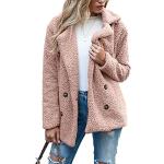 Doudounes rose fushia en laine à paillettes à motif moutons sans manches à manches courtes Taille M plus size look fashion pour femme 