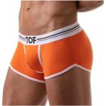 Boxers orange en coton look fashion 