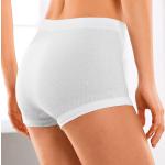 Shorties invisibles Blancheporte blancs en coton en lot de 3 Taille XXL pour femme en promo 