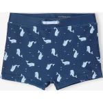 Shorts de bain Vertbaudet bleu marine en polyester à motif baleines Taille 3 mois pour garçon en promo de la boutique en ligne Vertbaudet.fr 