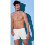Boxers blancs en coton en lot de 3 Taille 5 XL plus size pour homme en promo 