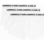 Boxers Karl Lagerfeld blancs bio éco-responsable en lot de 3 Taille S pour homme 