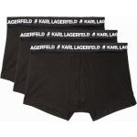 Boxers Karl Lagerfeld noirs bio éco-responsable en lot de 3 Taille S pour homme 