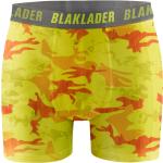 Boxers jaune fluo en fil filet look militaire 