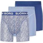 Boxers Björn Borg bleues foncé en lot de 3 Taille XL look fashion pour homme 