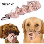 Collier anti-aboiement en plastique à motif animaux pour chien 