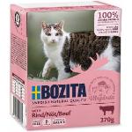 Bozita 6 x 370g en sauce - bœuf Bozita - Pâtée pour Chat