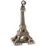 Bracelets breloques argentés en argent Tour Eiffel look vintage 