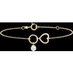Bracelets de perles Edenly Abondance jaunes en or jaune à perles 18 carats pour femme en promo 