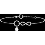 Bracelets de perles Edenly Abondance blancs en or blanc à perles 18 carats pour femme en promo 