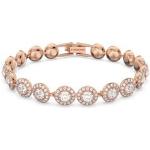 Bracelets de créateur Swarovski blancs en or rose en or rose pour femme 