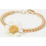 Bracelets de perles dorés en métal à perles pour enfant 