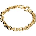 Bracelets en argent argentés en or jaune 18 carats fait main pour homme 