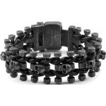Bracelets Fort Tempus noirs en acier chirurgical en acier pour homme 