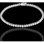 Bracelet Boulier diamants - or blanc 18 carats - 1.15 carats - 60 diaman