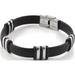 Bracelets Fort Tempus noirs en acier en acier look casual pour homme 