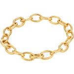 Bracelets en argent dorés en or finition brillante 18 carats pour femme 