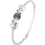 Bracelets de perles blancs en acier à perles look fashion pour femme 