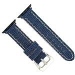 Bracelets de montre bleus en jean 