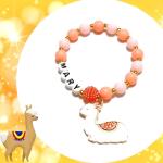 Bracelets de perles à perles à motif animaux personnalisés pour enfant 