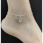 Bracelets de perles de mariage argentés en argent à perles gravés 