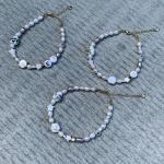Bracelets de perles en céramique à perles fait main 