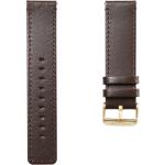 Bracelets de montre Lucléon marron classiques en cuir pour homme 
