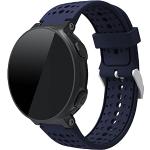 Bracelets de montre bleus look fashion en silicone pour homme 