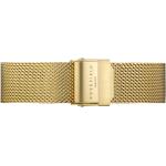 Bracelets de montre Rosefield dorés en métal en maille milanaise pour femme 