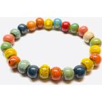 Bracelets de perles multicolores en céramique à perles look fashion pour enfant 