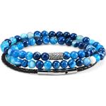 Bracelets de perles Neshraw bleus à perles pour homme 