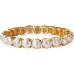 Bracelets de perles dorés en or à perles 18 carats personnalisés classiques 