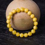 Bracelets porte-bonheurs à perles en ambre look fashion pour femme 