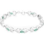 Bracelets en argent Juwelo verts en argent à émeraude pour femme en promo 