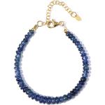 Bracelets bleus en argent fantaisie pour femme 