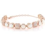 Bracelets Juwelo blancs en argent en or rose pour femme 