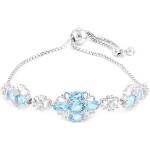 Bracelets en argent Juwelo bleus en argent pour femme 