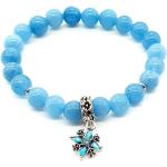 Bracelets de perles pour la Saint-Valentin argentés en cristal à perles fait main pour bébé 