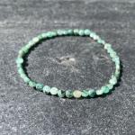 Bracelets de perles en cristal à perles à émeraude 