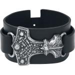 Bracelet en cuir Gothic de Alchemy Gothic - Marteau De Thor - pour Homme - Standard