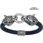KALVICA Tête de Dragon Bracelet Viking Vintage Homme Bracelet Manchette en métal avec Bracelet Style Viking pour Homme et Femme Réglable Bracelet Argent