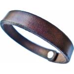 Bracelets manchette gris acier en cuir personnalisés pour femme 