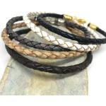 Bracelets cordon argentés en argent personnalisés pour femme 