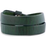 Bracelets Salt & Hide verts en cuir de buffle en cuir look casual pour homme 