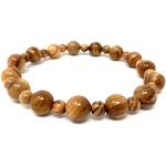 Bracelets marron en bois à perles fantaisie fait main look fashion 