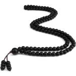 Bracelets de perles noirs à perles personnalisés look asiatique 