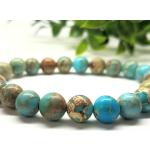 Bracelets de perles turquoise à perles pour enfant 
